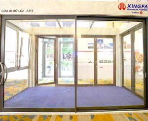 Cửa đi mở trượt hệ 115-3 Cửa đi mở trượt hệ 115-3